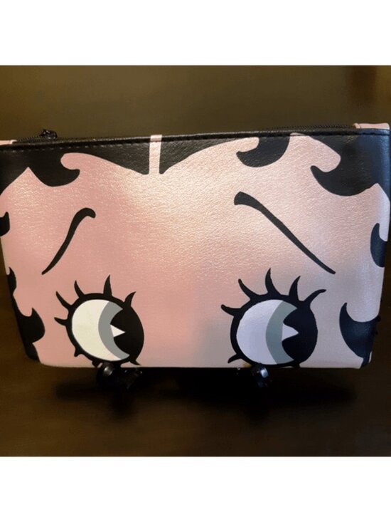 Betty Boop x Ipsy Handbags - Betty Boop x IPSY Limited Edition Sequin Makeup Bag Pouch Clutch